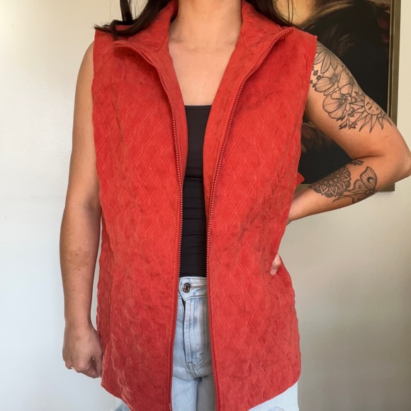 Nomadic Traders Rust Quilted Vest Size XL - Picture 3 of 8